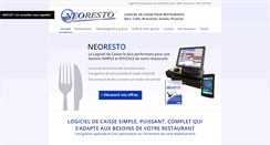 Desktop Screenshot of logiciel-neoresto.fr