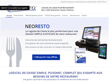 Tablet Screenshot of logiciel-neoresto.fr